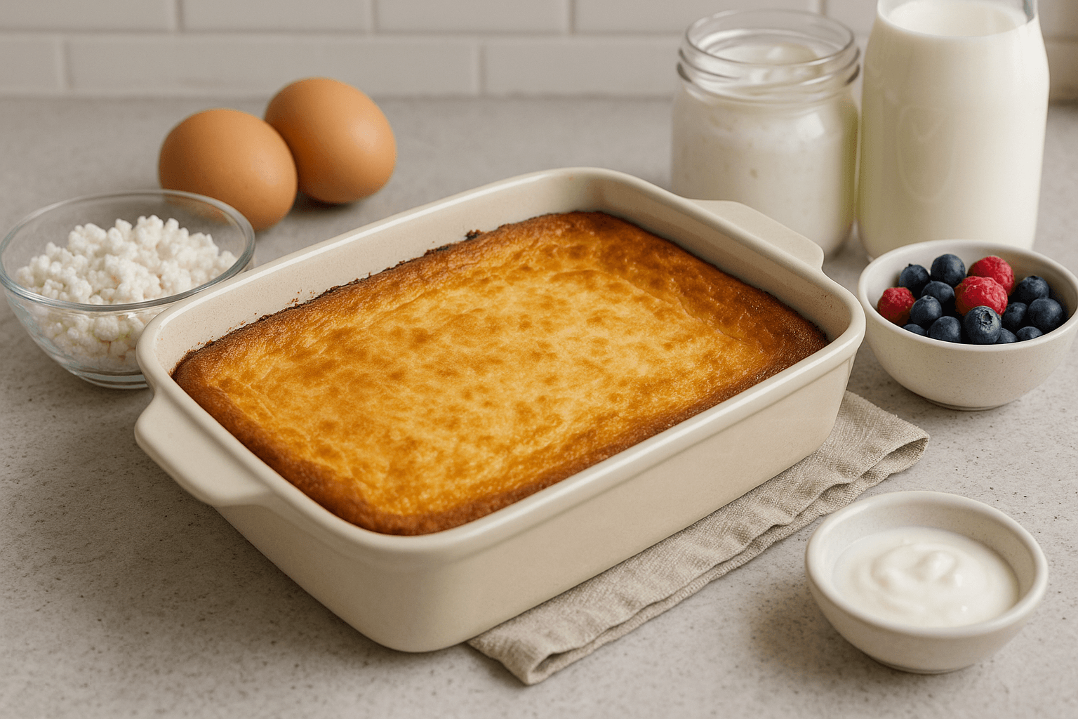 Greitas varškės apkepas – sveikas desertas be didelių pastangų