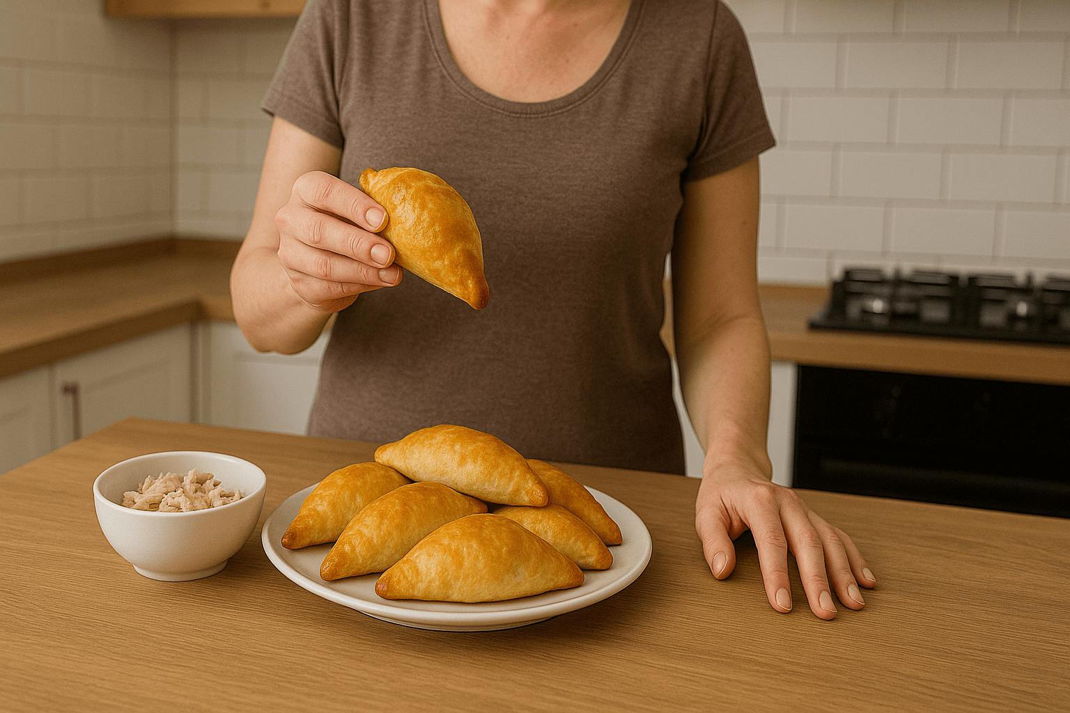 Kibinai su vištiena – lengvai pagaminamas patiekalas visai šeimai