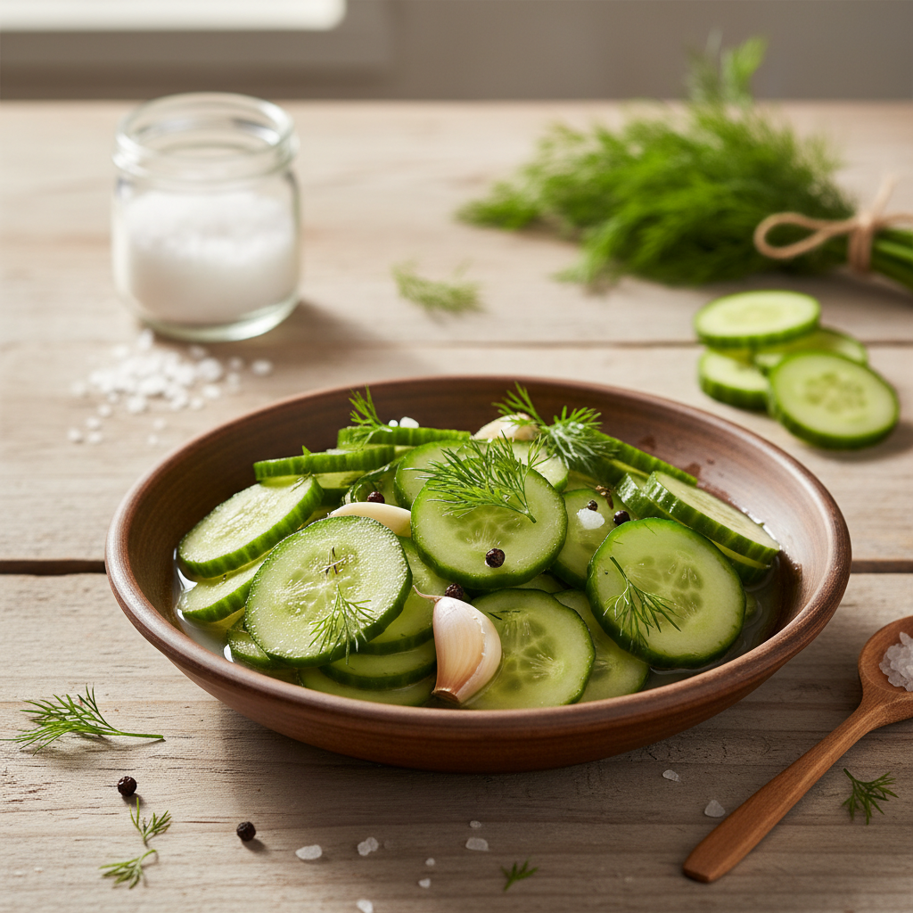 Greitas agurkų marinavimas: paprastas būdas pasiruošti traškius užkandžius