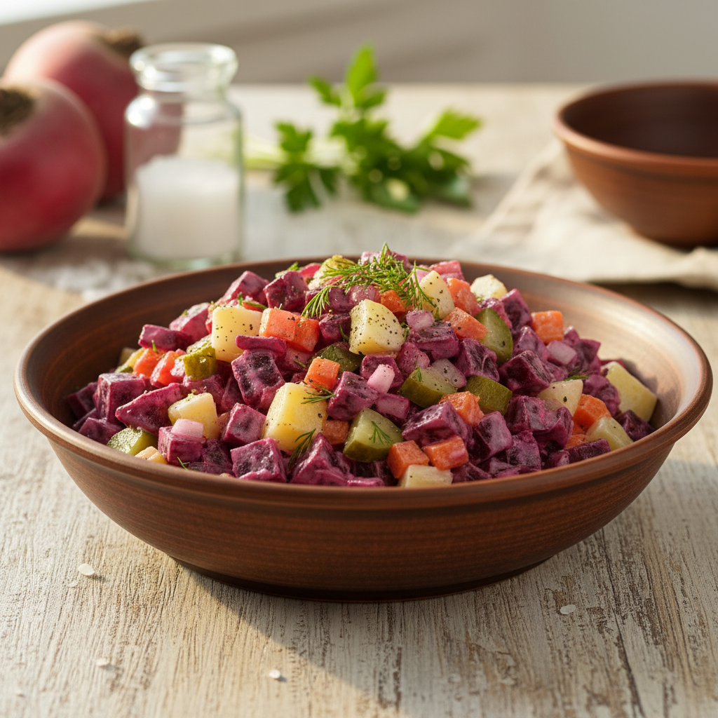 Kaip pasigaminti gardžią vakarienę: naminės burokėlių mišrainės receptas, kuris primins vaikystę