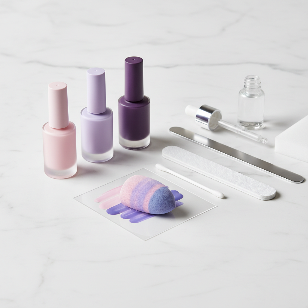 Ombre nagai: kaip išgauti stilingą efektą namuose