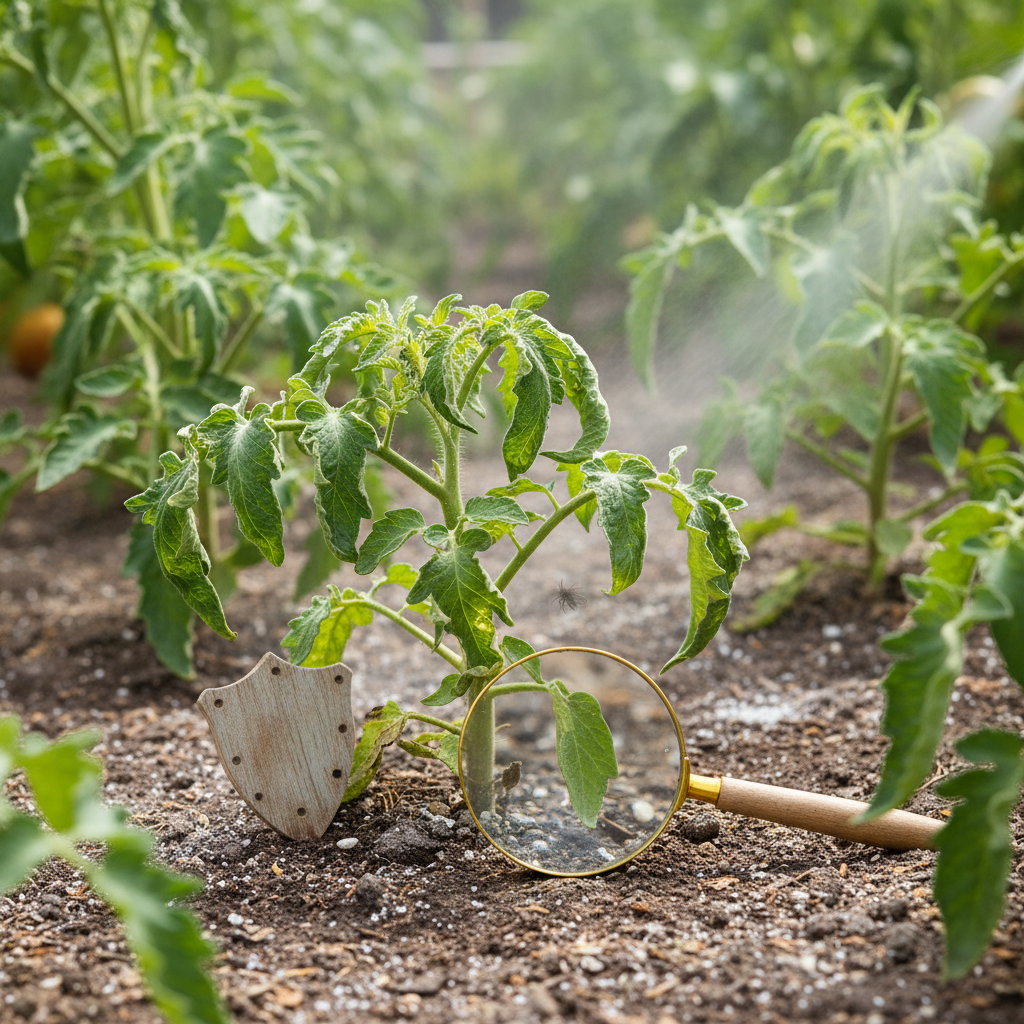 Pomidorų ligos: sukasi lapai – ką tai reiškia ir kaip padėti augalams