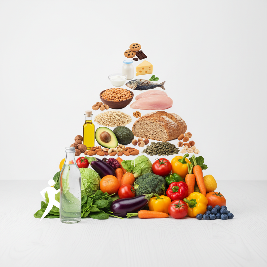 Kaip iš tiesų turi atrodyti sveikos mitybos piramidė?