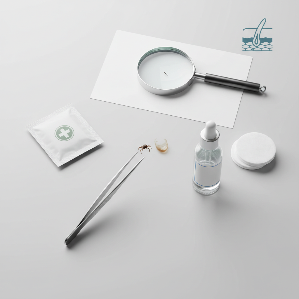 Odoje liko erkės galva: gydytoja paaiškino, ką daryti