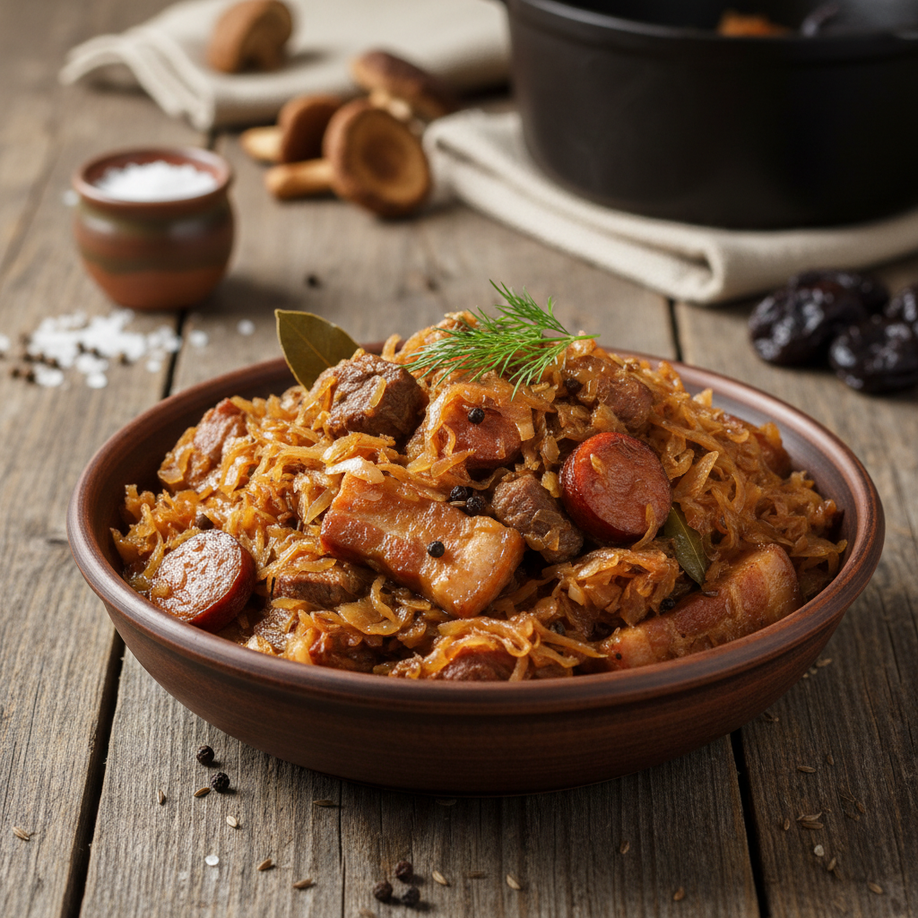 Raugintų kopūstų troškinys: sočiausias receptas žiemai