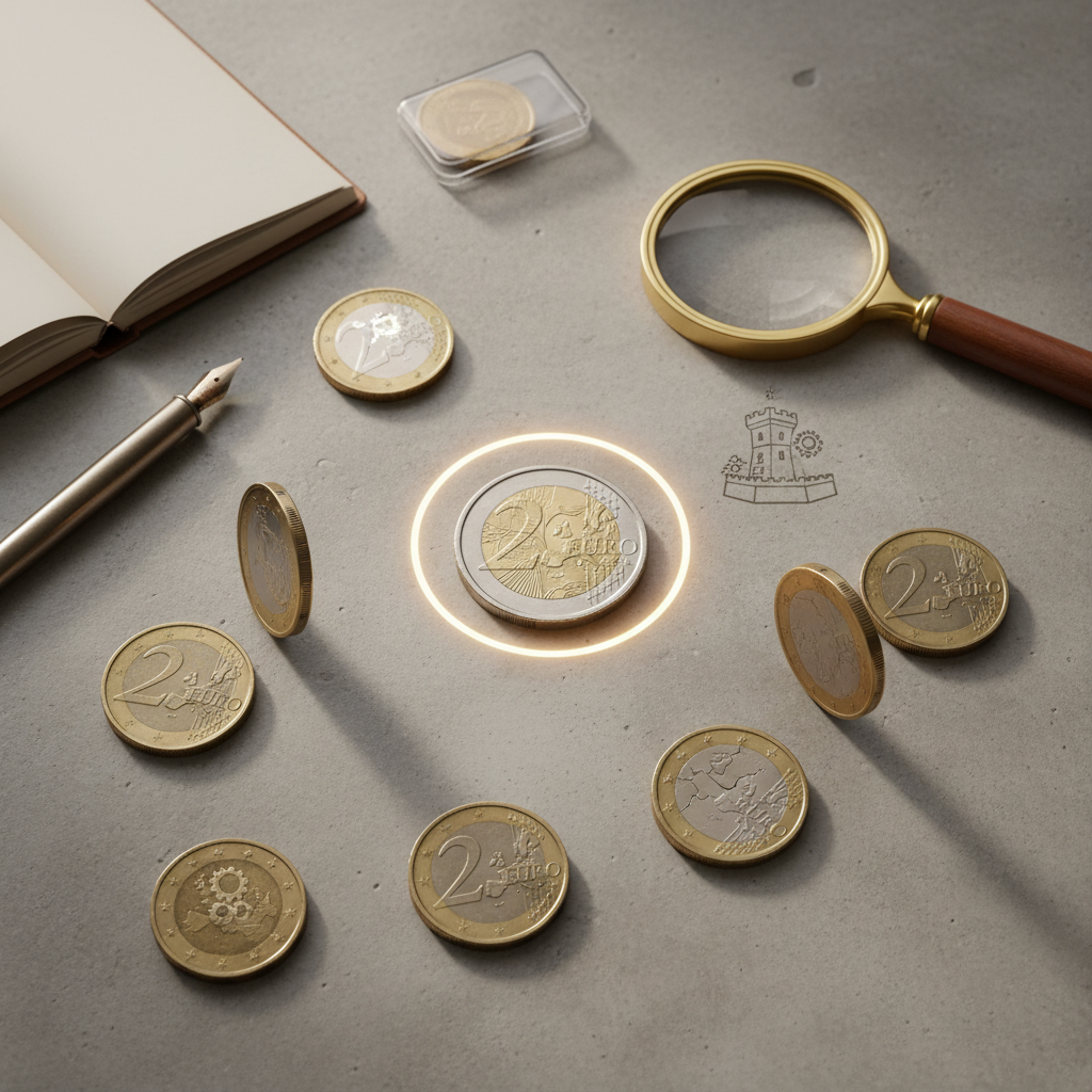 Retos 2 eurų monetos: kai kurios jų vertos tūkstančių
